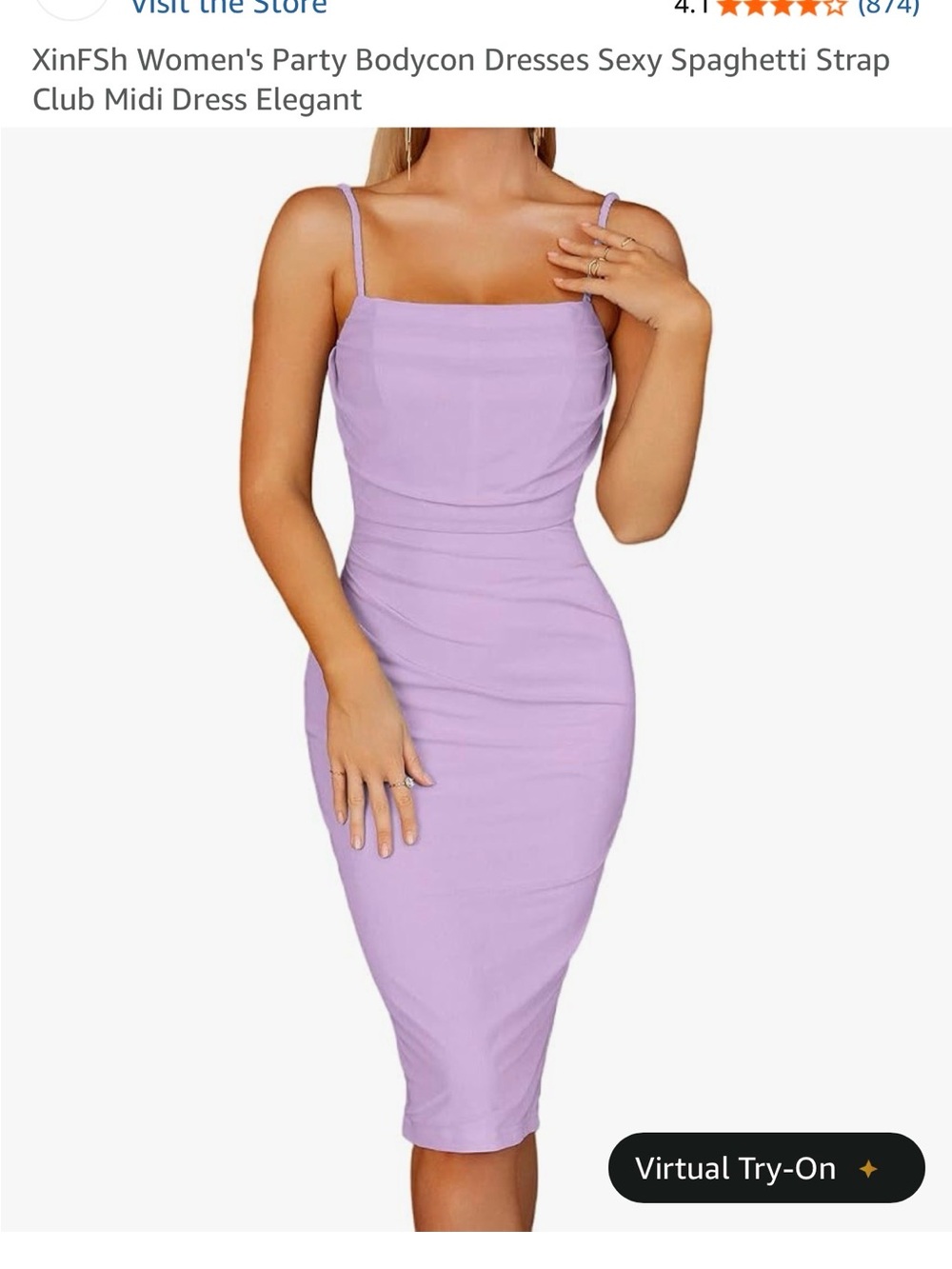 GREEN Spaghetti-Strap Bodycon Midi Dress